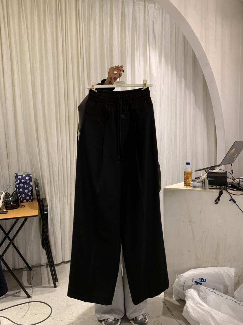 PAPERMOON東大門㊣直郵女士新款時尚真品人氣熱賣休閑褲闊腿褲paper moon休閑褲