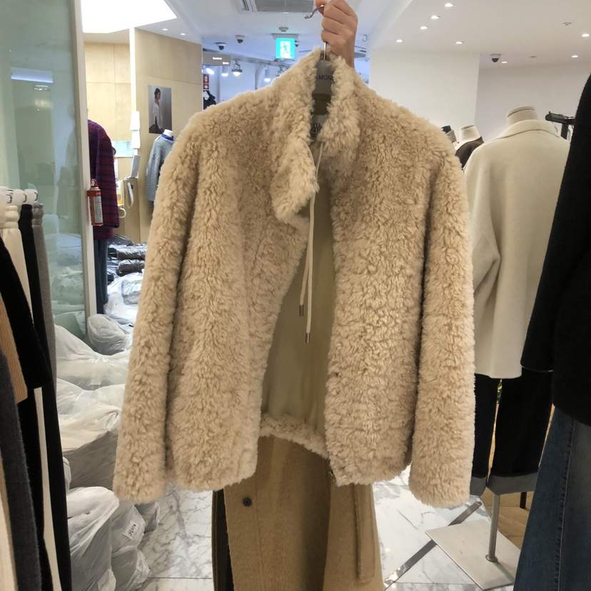 ALMOND東大門㊣代購女士新品熱賣人氣25秋冬推薦職業夾克抓絨ALMOND夾克