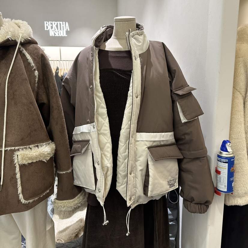 BERTHA東大門㊣直郵女裝新品推薦時尚熱賣休閑人氣短款羽絨服BERTHA短款羽絨服