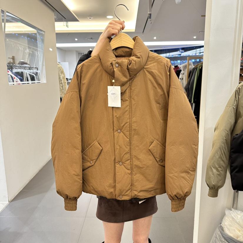 NOWHERE韓國直郵㊣女士新品休閑人氣職業時尚短款羽絨服復古NOWHERE短款羽絨服