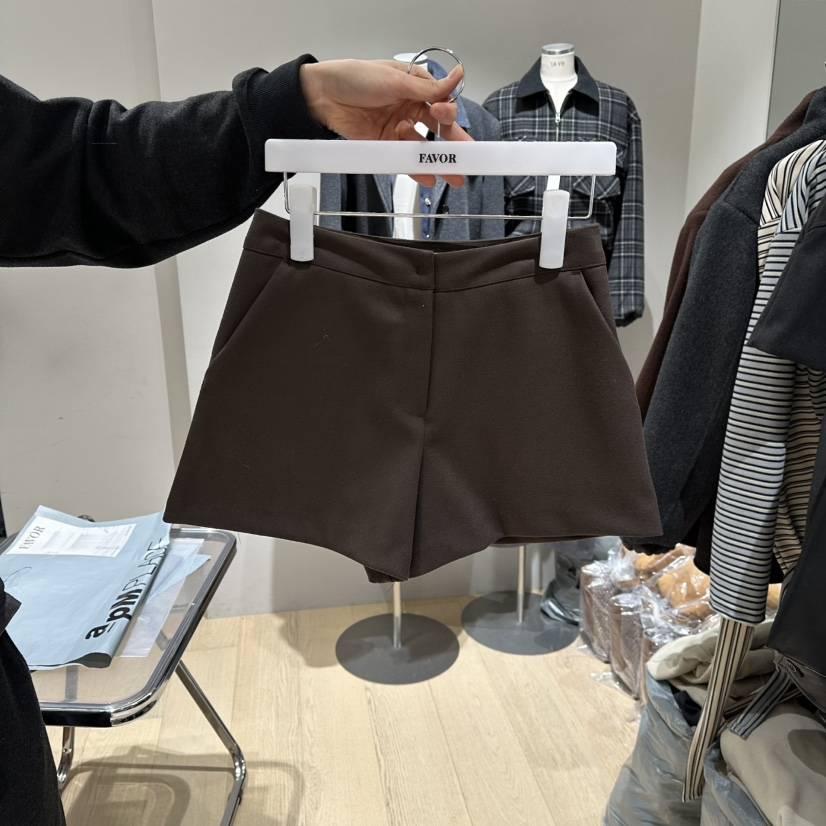 FAVOR-P東大門㊣直郵女裝新品25秋冬職業休閑真品時尚短褲FAVOR-P短褲