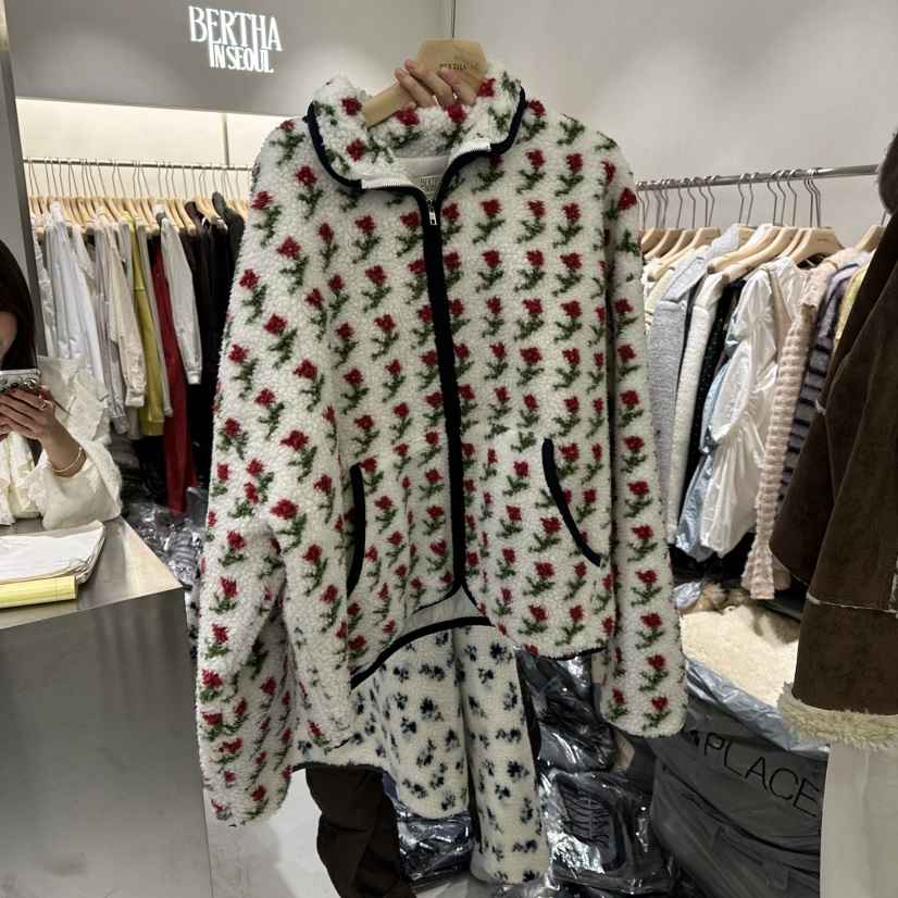 BERTHA東大門㊣代購女士新款推薦人氣真品職業熱賣時尚夾克絨BERTHA夾克