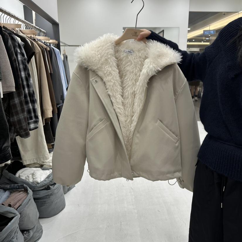 THE VALUE韓國代購㊣女士新款人氣真品時尚25秋冬休閑夾克THE VALUE夾克