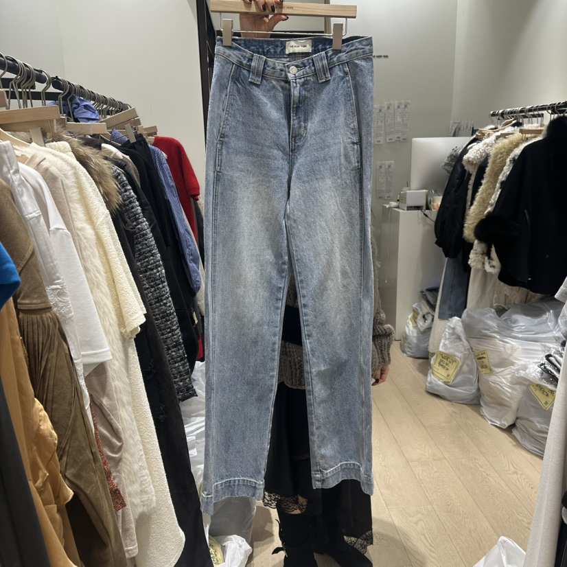 THEMORYPARK東大門㊣直郵女裝新品真品25秋冬休閑熱賣牛仔褲THE MORY PARK牛仔褲