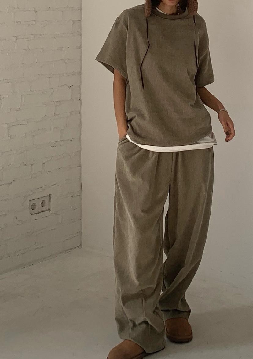 PARIS MATCH東大門㊣代購女裝新款25秋冬休閑時尚T恤不含內搭PARIS MATCHT恤