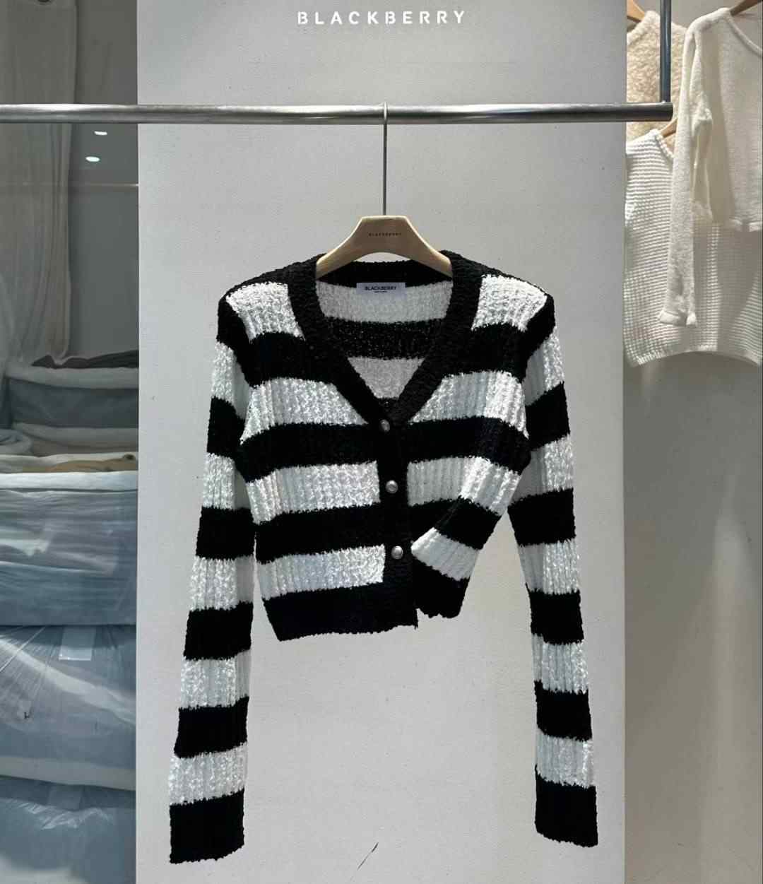 BLACKBERRY韓國直郵㊣女士新款熱賣休閑職業人氣時尚針織衫BLACKBERRY針織衫