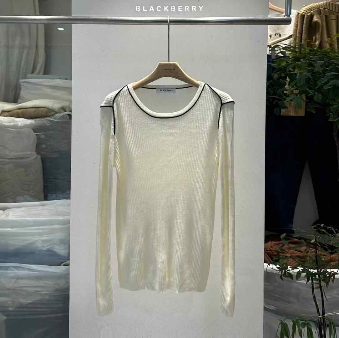 BLACKBERRY東大門㊣代購女士新品時尚25秋冬真品職業針織衫BLACKBERRY針織衫