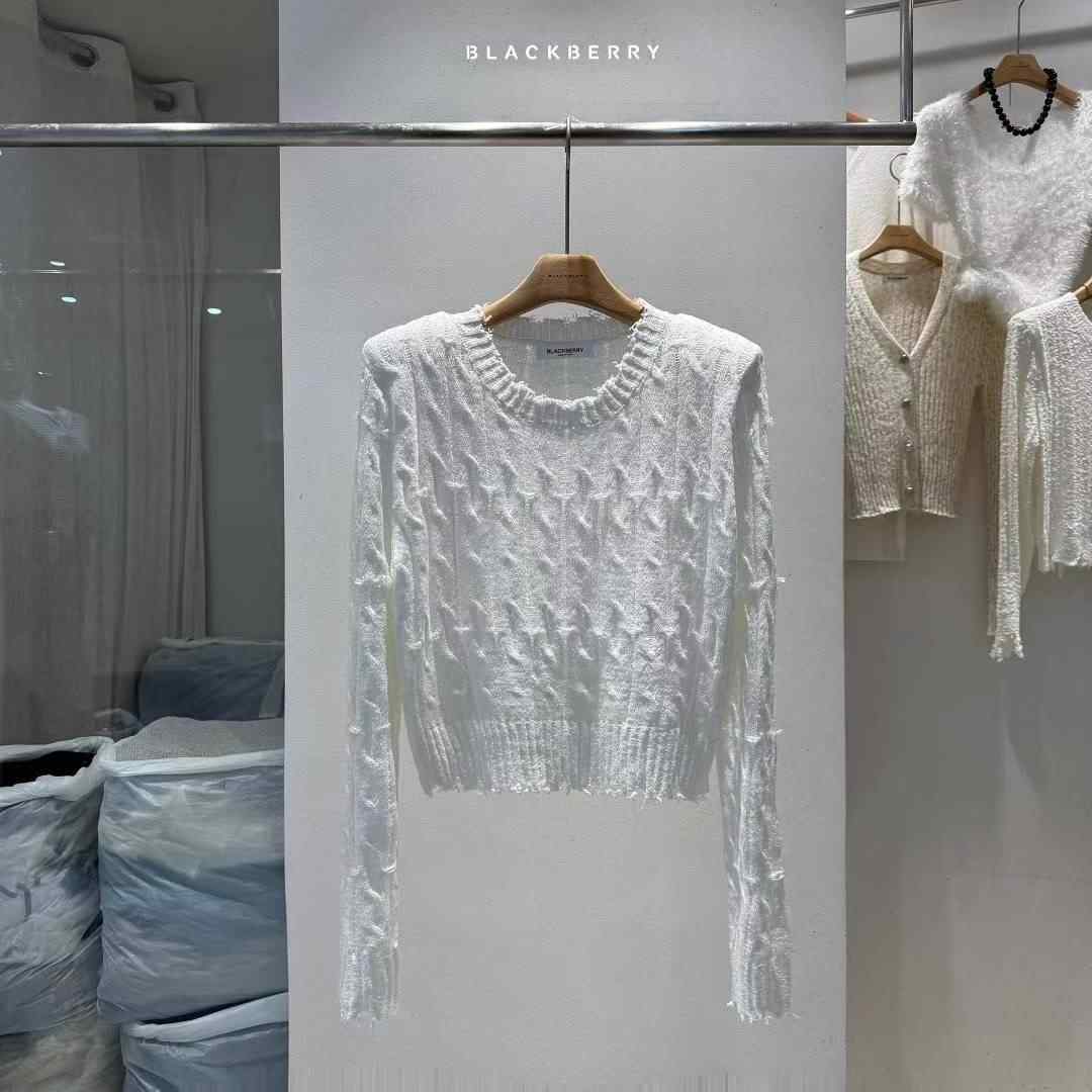 BLACKBERRY東大門㊣實拍女士新款熱賣職業時尚人氣真品針織衫BLACKBERRY針織衫