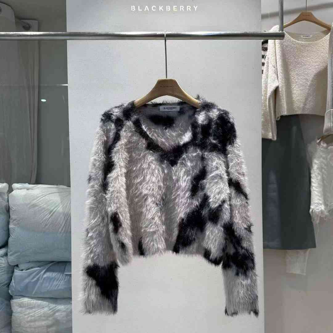 BLACKBERRY東大門㊣直郵女士新品熱賣時尚推薦真品休閑針織衫BLACKBERRY針織衫