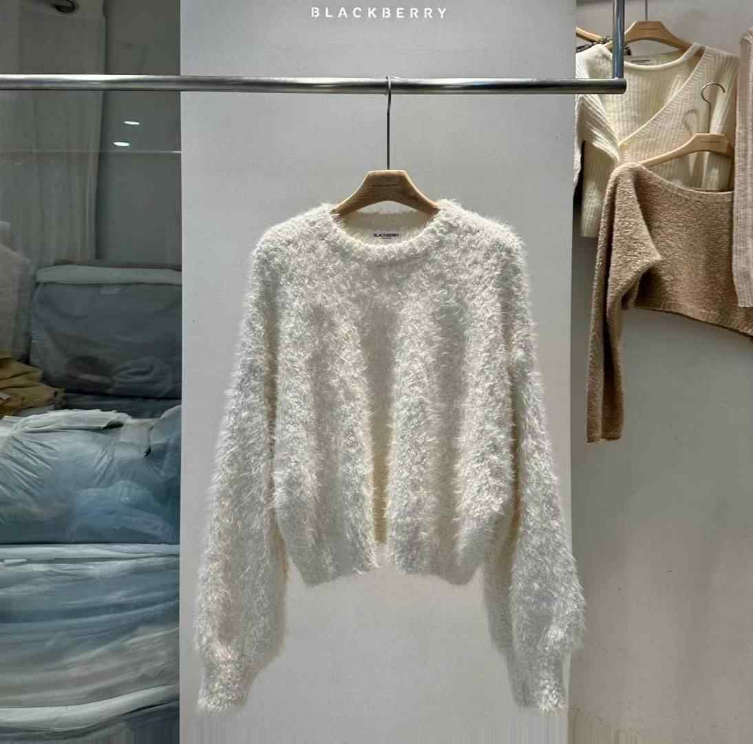 BLACKBERRY東大門㊣實拍女裝新款職業時尚真品休閑人氣針織衫BLACKBERRY針織衫
