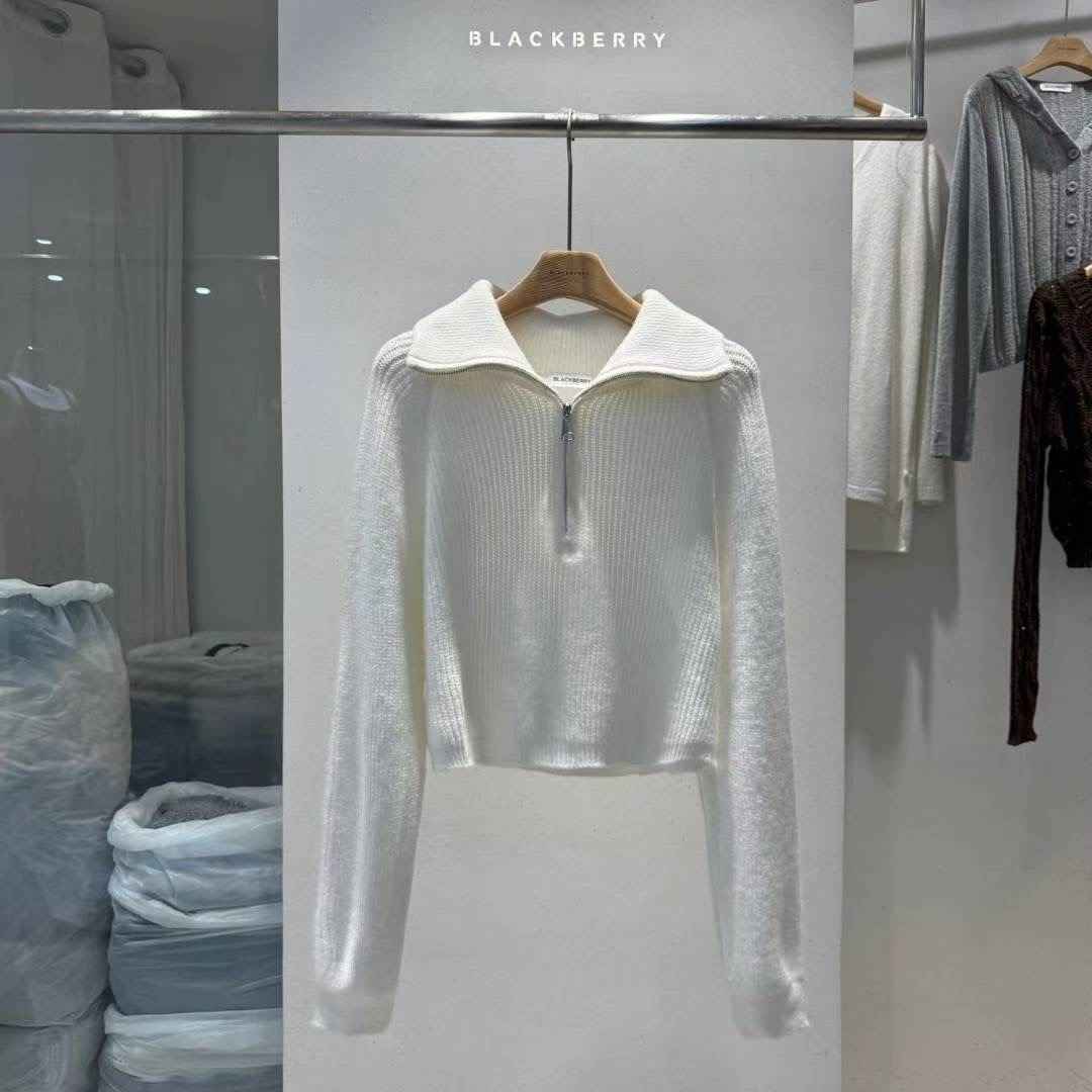 BLACKBERRY韓國代購㊣女裝新款人氣熱賣時尚職業25秋冬針織衫BLACKBERRY針織衫