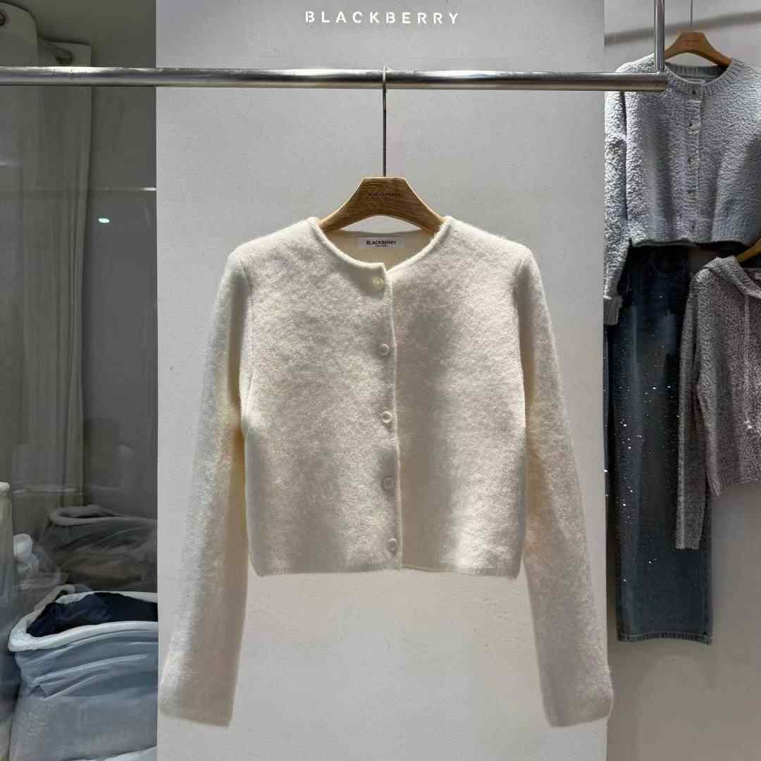 BLACKBERRY東大門㊣直郵女裝新品職業25秋冬真品推薦針織衫BLACKBERRY針織衫