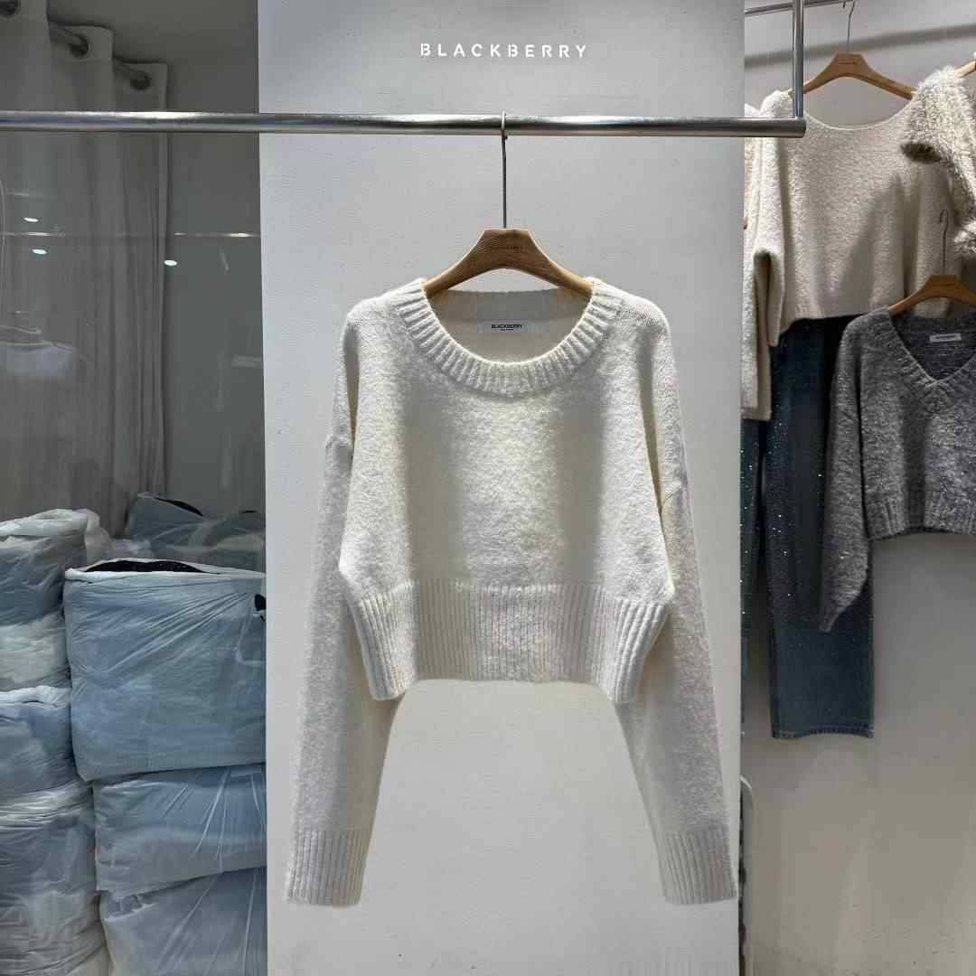 BLACKBERRY東大門㊣代購女裝新品休閑真品推薦職業25秋冬毛衣BLACKBERRY毛衣