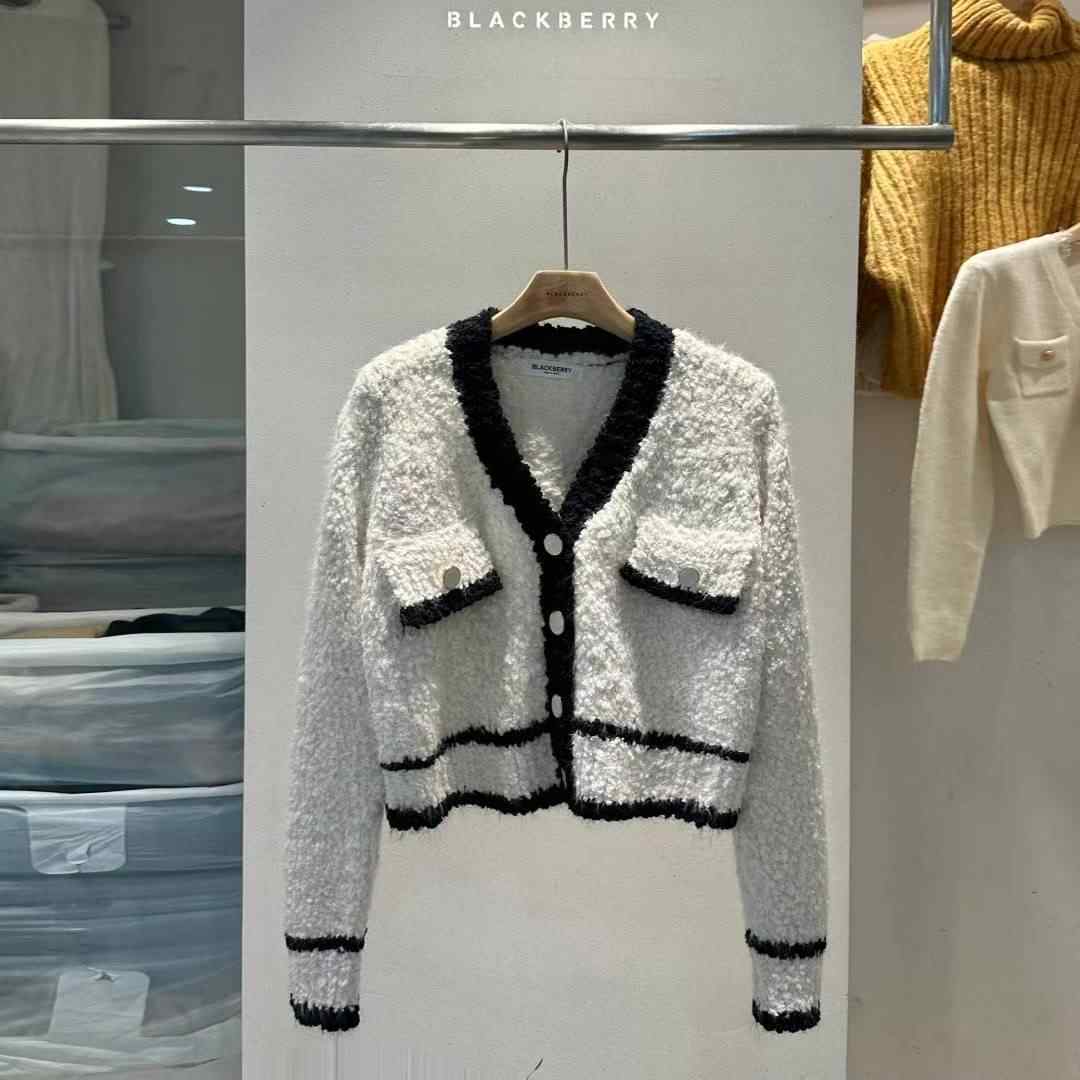 BLACKBERRY韓國直郵㊣女裝新款職業休閑人氣真品時尚針織衫BLACKBERRY針織衫