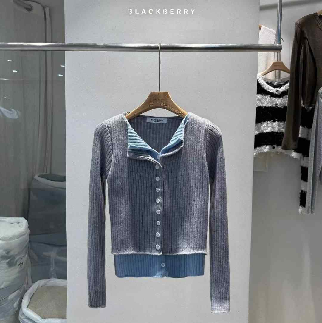 BLACKBERRY東大門㊣直郵女士新款職業人氣熱賣真品時尚針織衫BLACKBERRY針織衫
