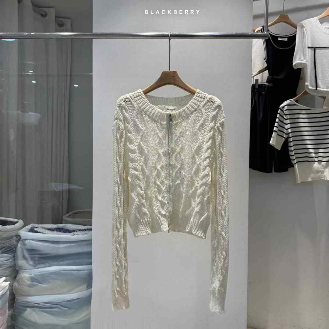 BLACKBERRY東大門㊣代購女士新款25秋冬人氣時尚熱賣真品毛衣BLACKBERRY毛衣