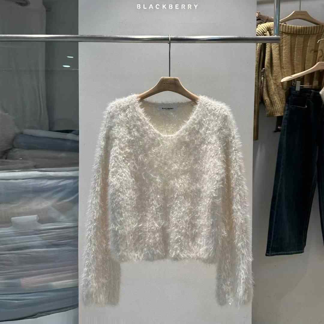 BLACKBERRY東大門㊣直郵女裝新品人氣休閑熱賣推薦時尚針織衫BLACKBERRY針織衫
