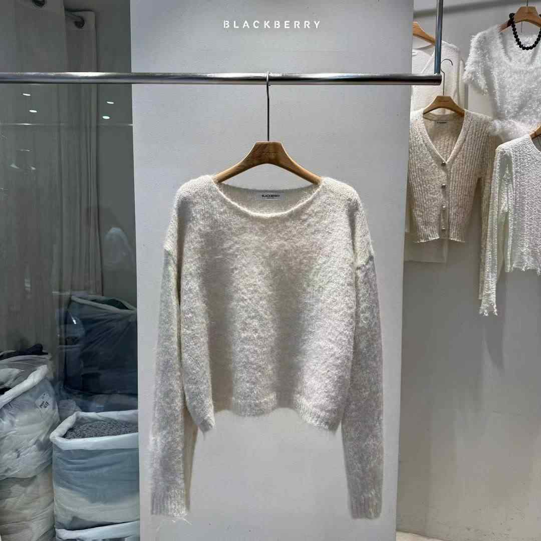 BLACKBERRY韓國代購㊣女士新品熱賣人氣時尚真品25秋冬針織衫BLACKBERRY針織衫