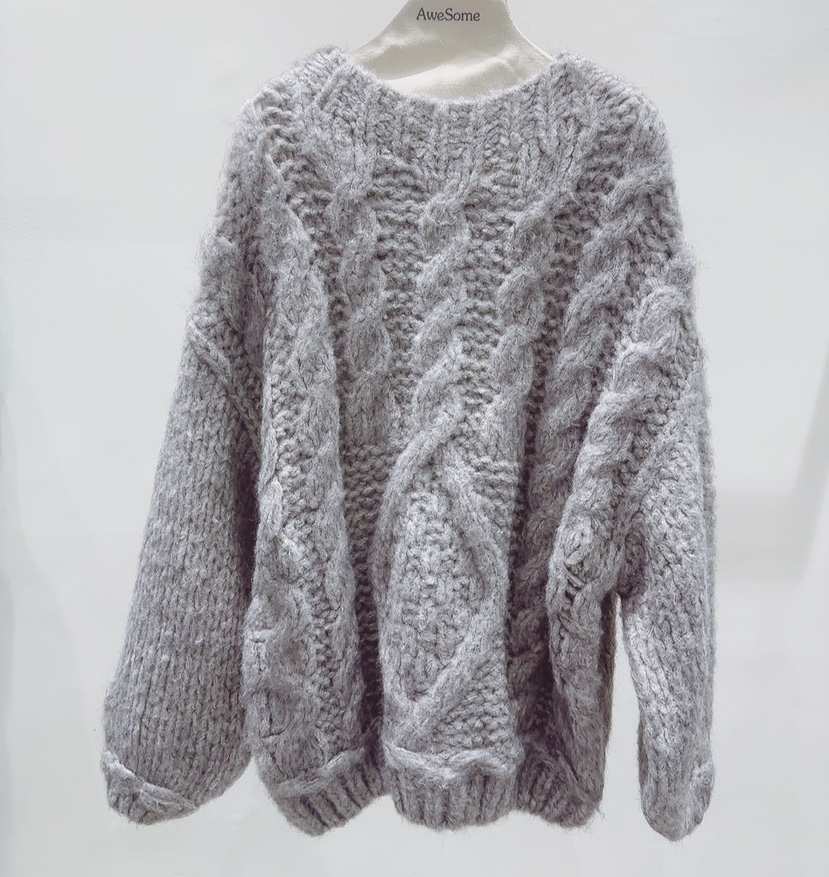 AWESOME-P東大門㊣實拍女裝新款時尚人氣25秋冬真品針織衫AWESOME-P針織衫