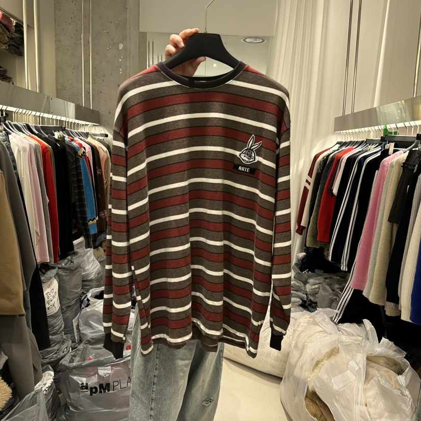 ARTE STUDIO韓國代購㊣女裝新品時尚人氣熱賣休閑25秋冬長袖T恤ARTE STUDIO長袖T恤