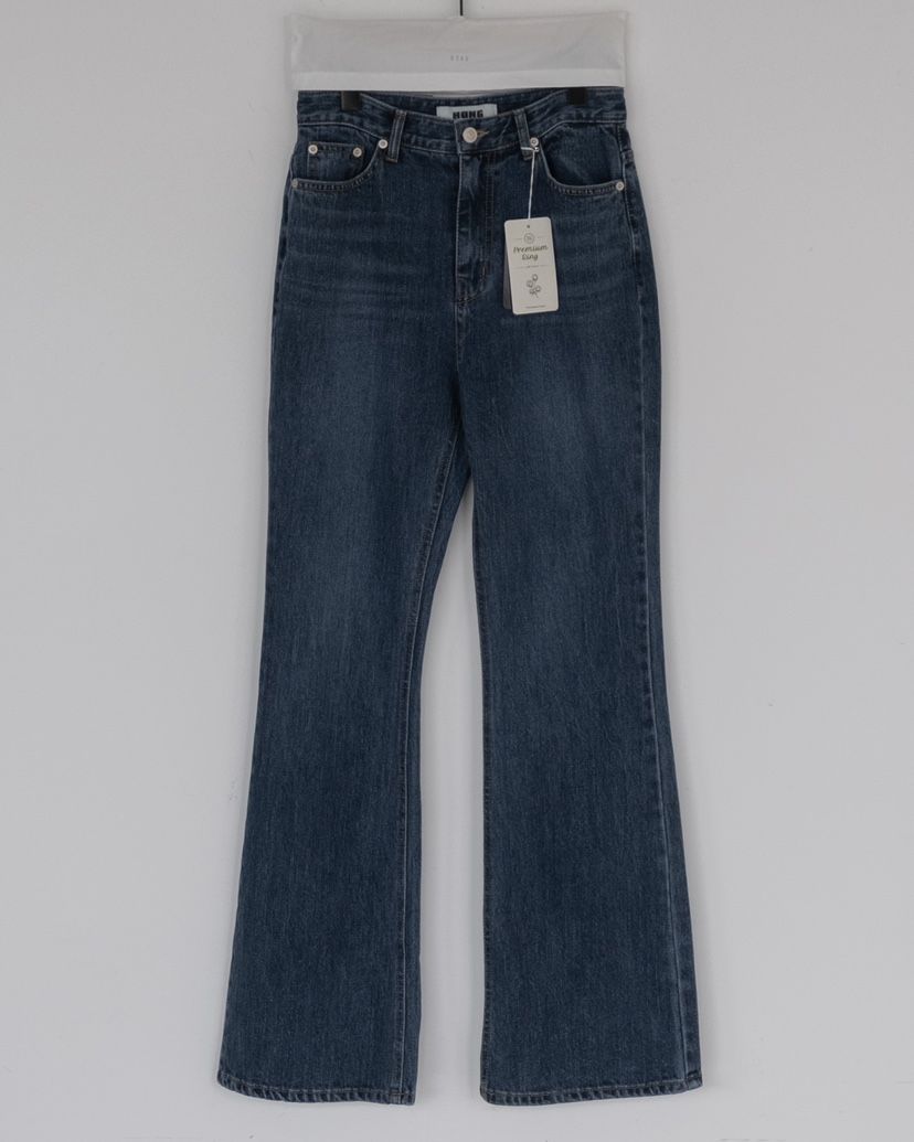 HONG-P東大門㊣直郵女士新款休閑推薦熱賣人氣25秋冬牛仔褲喇叭HONG-P牛仔褲