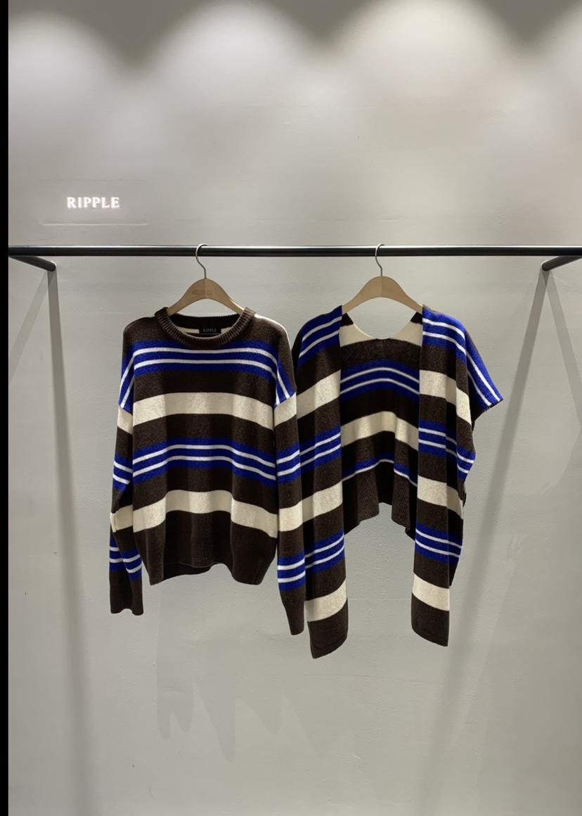 RIPPLE韓國直郵㊣女裝新款時尚25秋冬人氣職業套裝兩件套圍巾RIPPLE套裝