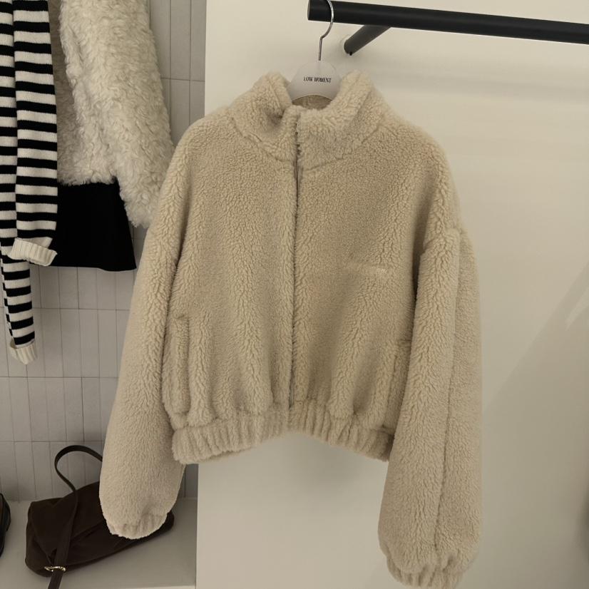LOW MOMENT東大門㊣實拍女裝新款25秋冬職業推薦人氣休閑夾克LOW MOMENT夾克