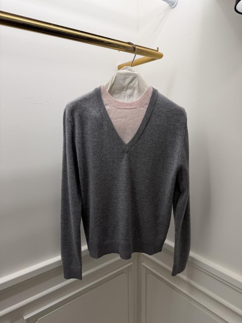 ETER韓國直郵㊣女士新款時尚休閑職業25秋冬人氣針織衫雙層eter/VERSO針織衫