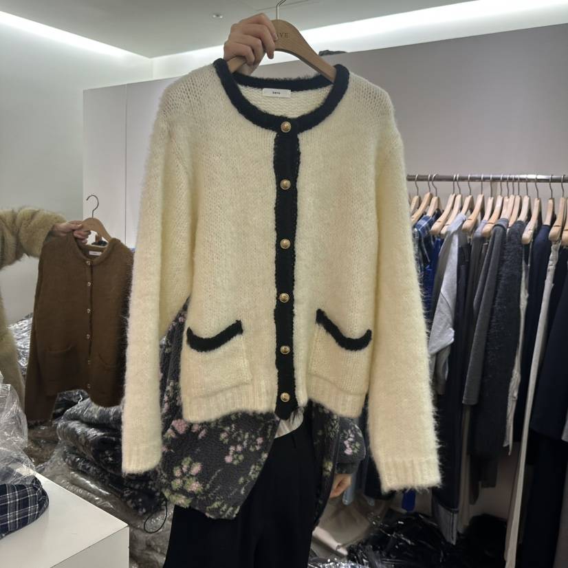 NAVE東大門㊣直郵女裝新品熱賣推薦時尚25秋冬休閑人氣針織衫NAVE針織衫