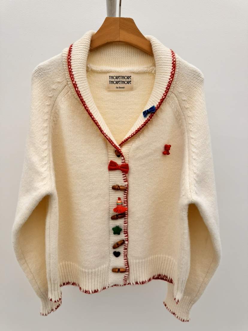 THORE東大門㊣直郵女士新款人氣職業休閑時尚熱賣針織衫口袋THORE針織衫