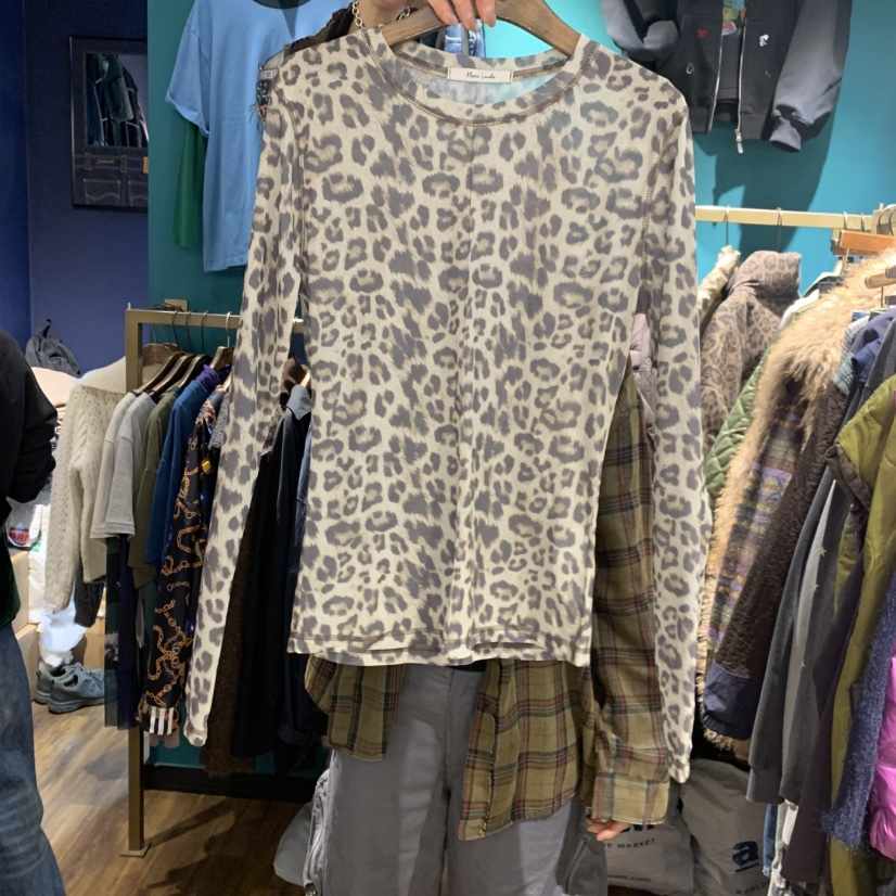 MERCI LINDA東大門㊣實拍女裝新款推薦休閑人氣25秋冬長袖T恤MERCI LINDA長袖T恤