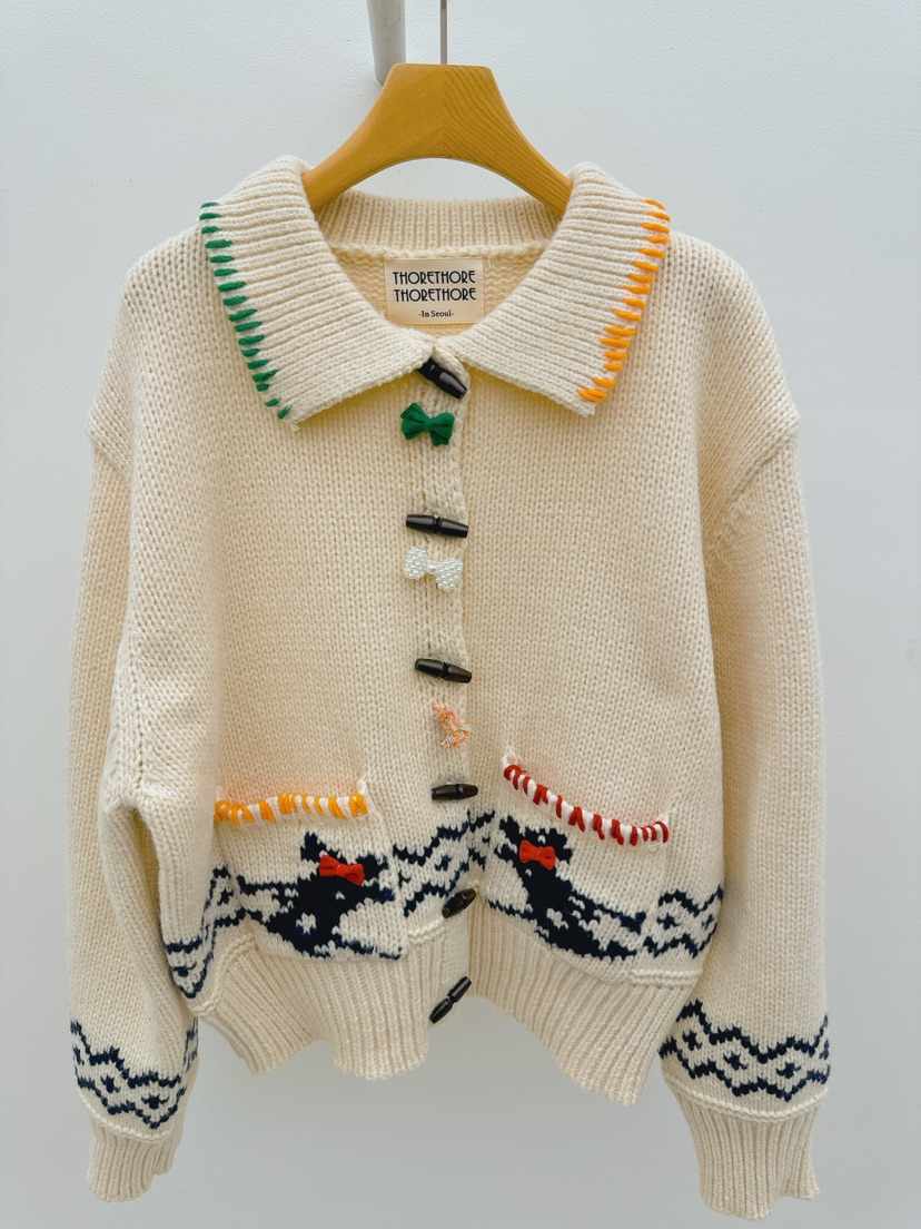 THORE東大門㊣實拍女士新款時尚推薦25秋冬職業人氣熱賣針織衫THORE針織衫