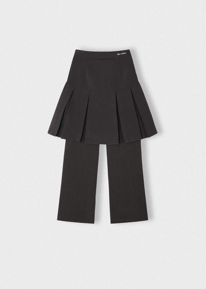 A Flan韓國直郵㊣女裝新款熱賣時尚25秋冬推薦職業人氣裙褲A:FLAN EDITION裙褲