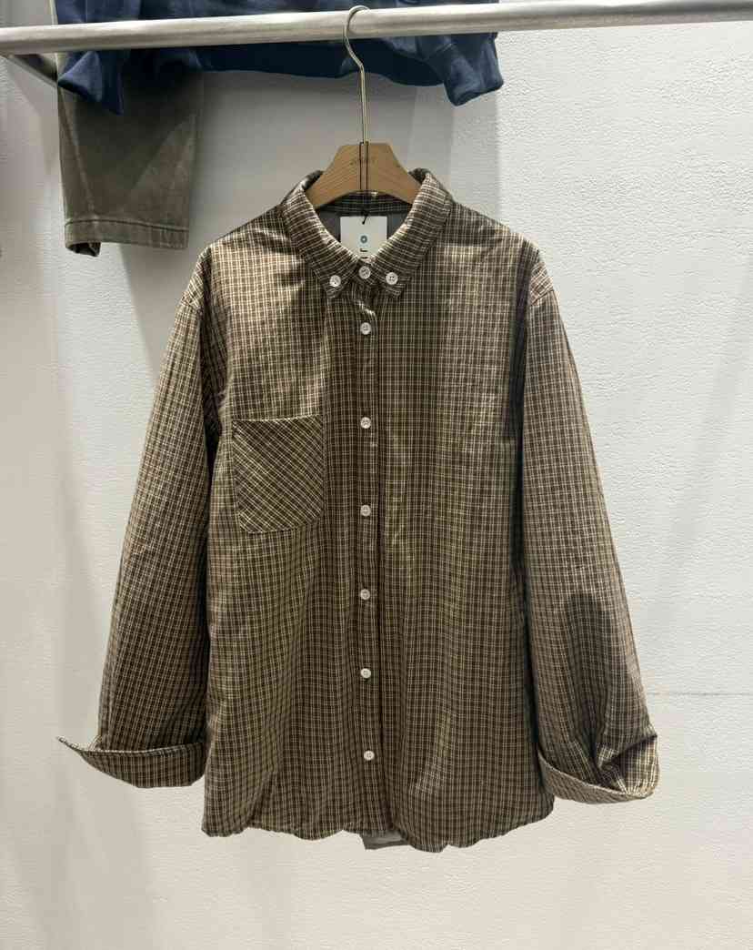 JIMMY韓國代購㊣女裝新款熱賣時尚人氣推薦25秋冬夾克格子棉JIMMY/REMAKE夾克