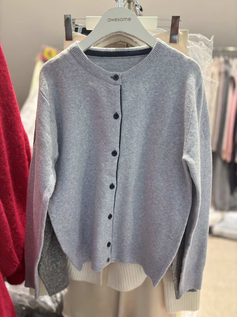 AWESOME-L東大門㊣代購女士新款職業熱賣針織衫羊毛衫雙層AWESOME-L針織衫