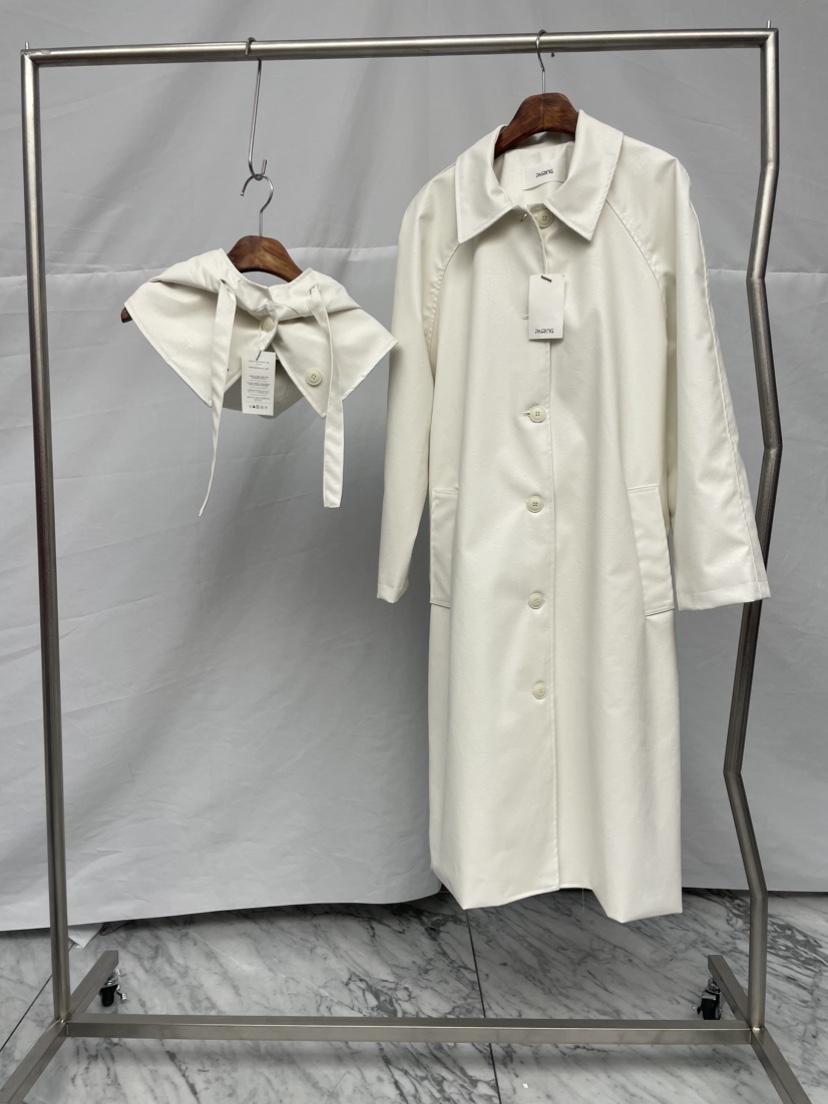 PAIRING東大門㊣直郵女士新品時尚熱賣休閑中長款大衣含帽子PAIRING中長款大衣