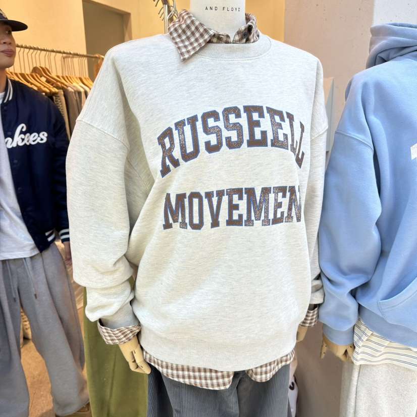 AND FLOYD韓國代購㊣女裝新品休閑人氣職業時尚推薦衛衣加絨stunning and Floyd衛衣