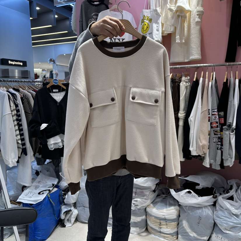 K STORY東大門㊣實拍女士新款25秋冬推薦休閑人氣職業衛衣K STORY衛衣