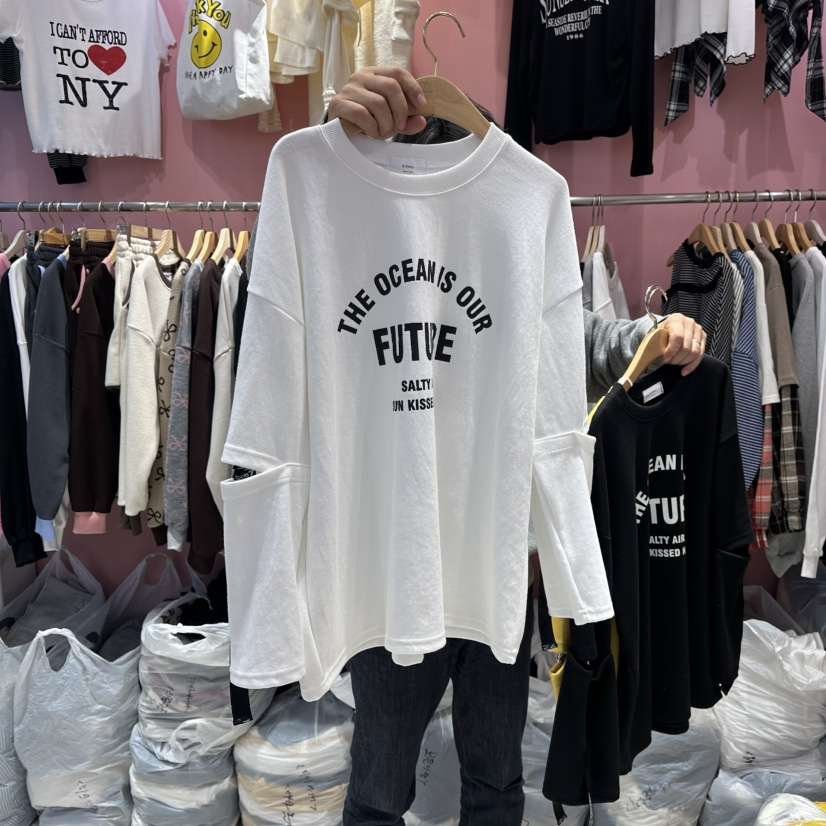 K STORY韓國直郵㊣女士新款推薦休閑職業人氣時尚25秋冬長袖T恤K STORY長袖T恤