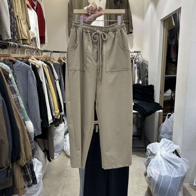 HOLYBANANA東大門㊣代購女士新款推薦25秋冬休閑職業休閑褲groovy.H/HOLYBANANA休閑褲