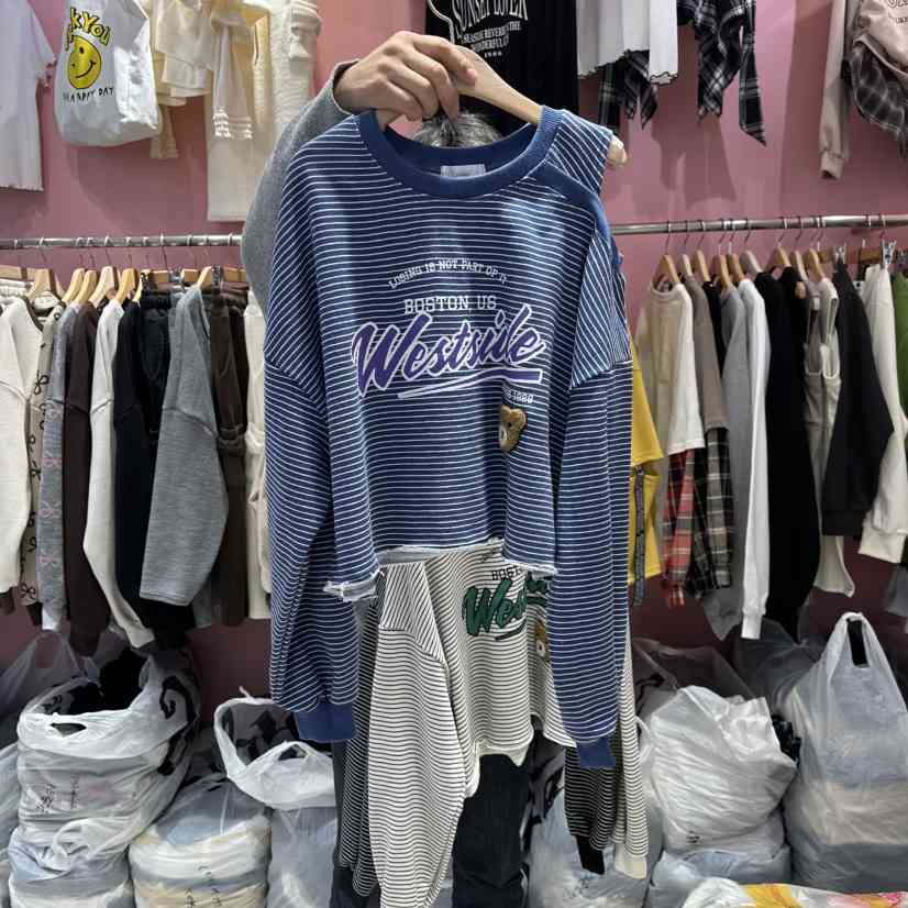 K STORY東大門㊣直郵女士新款熱賣時尚人氣25秋冬推薦衛衣K STORY衛衣