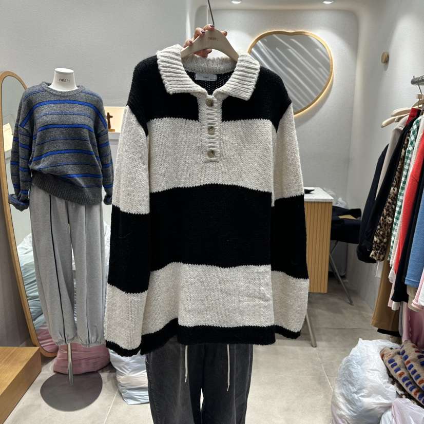 NEAR東大門㊣直郵女士新品熱賣時尚休閑25秋冬人氣推薦針織衫NEAR針織衫