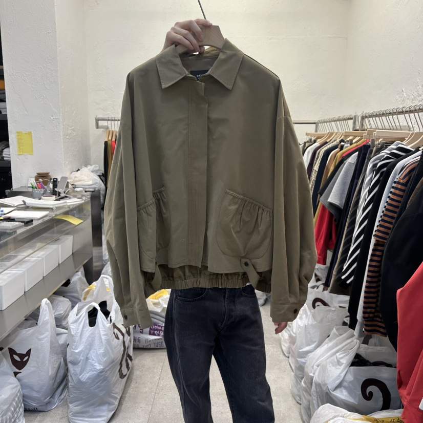 DA YLOG東大門㊣直郵女士新品休閑推薦25秋冬夾克口袋褶皺DA YLOG夾克