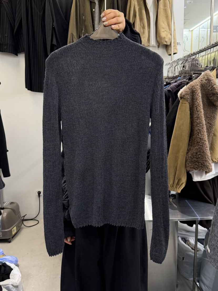 THE SIL東大門㊣代購女裝新品時尚休閑人氣職業長袖T恤羊毛THE SIL/1 2ILLY長袖T恤