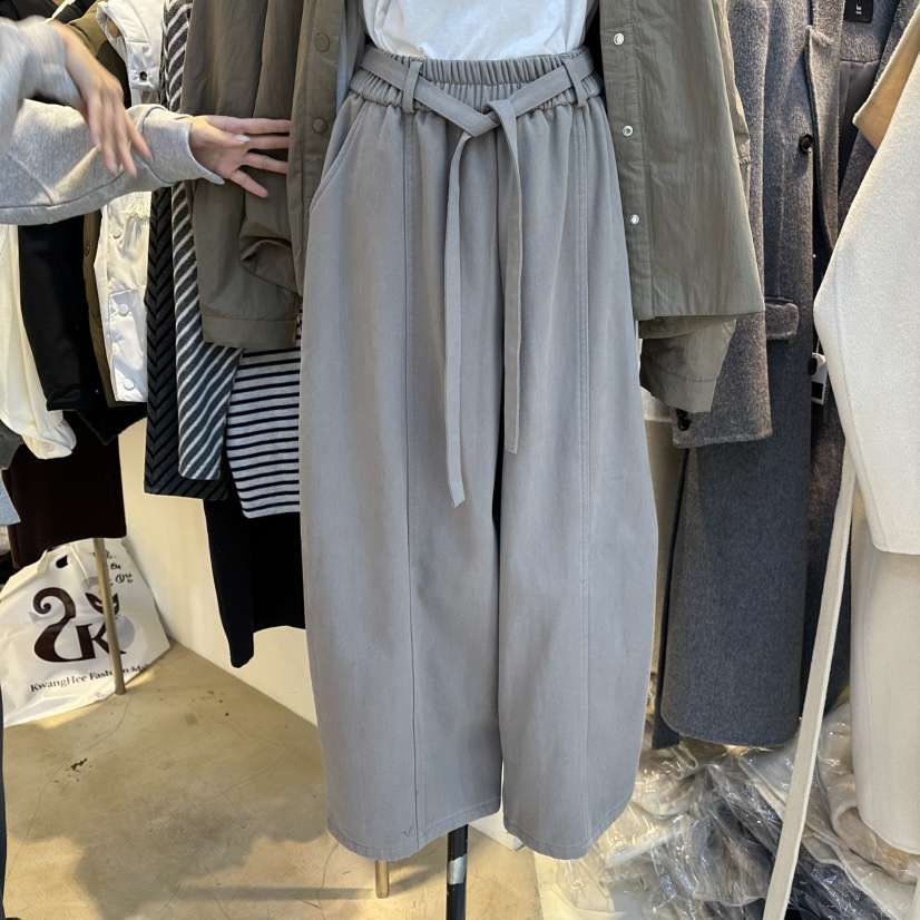 EYEFUL-Q韓國代購㊣女裝新品25秋冬熱賣時尚推薦休閑褲加絨棉eyeful休閑褲