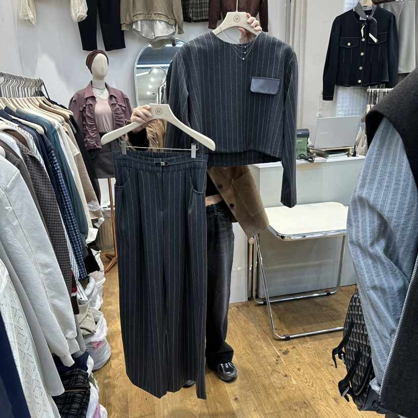 THE MOST-Q東大門㊣代購女裝新款人氣推薦休閑套裝兩件套THE MOST套裝