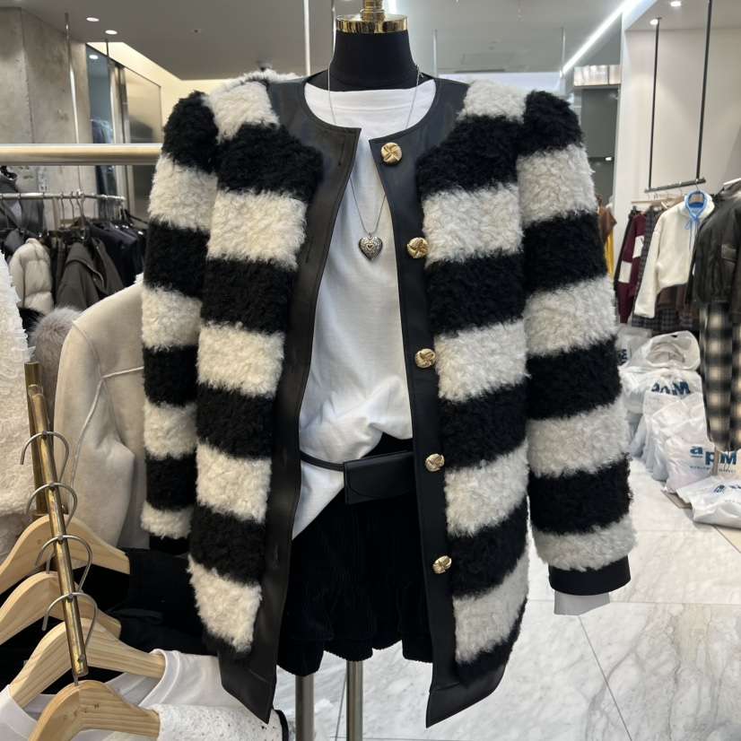 BEEN-A東大門㊣直郵女裝新款休閑職業時尚熱賣25秋冬短款大衣棉BEEN-A短款大衣