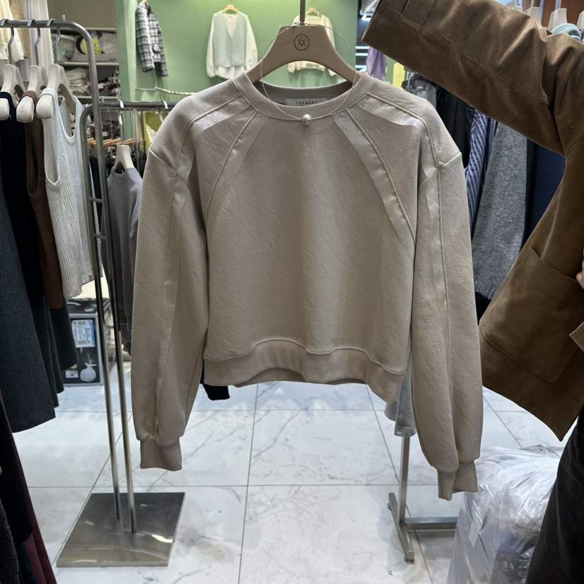 THE MOST-Q東大門㊣實拍女裝新款休閑時尚熱賣推薦職業衛衣THE MOST衛衣