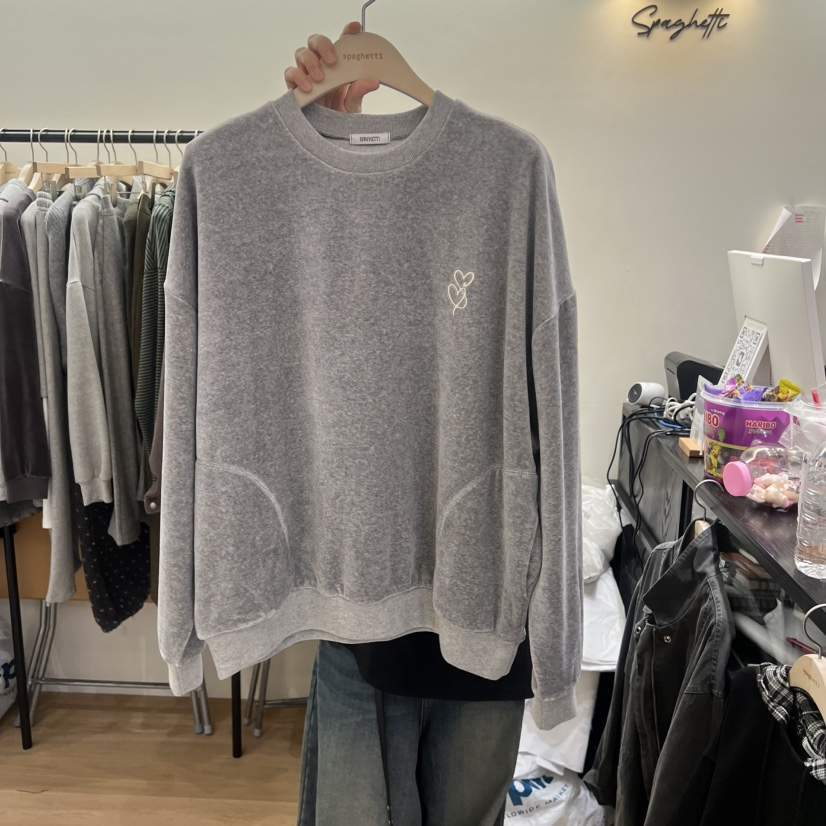 SPAGHETTI韓國直郵㊣女裝新品職業人氣熱賣休閑時尚25秋冬衛衣spaghetti衛衣