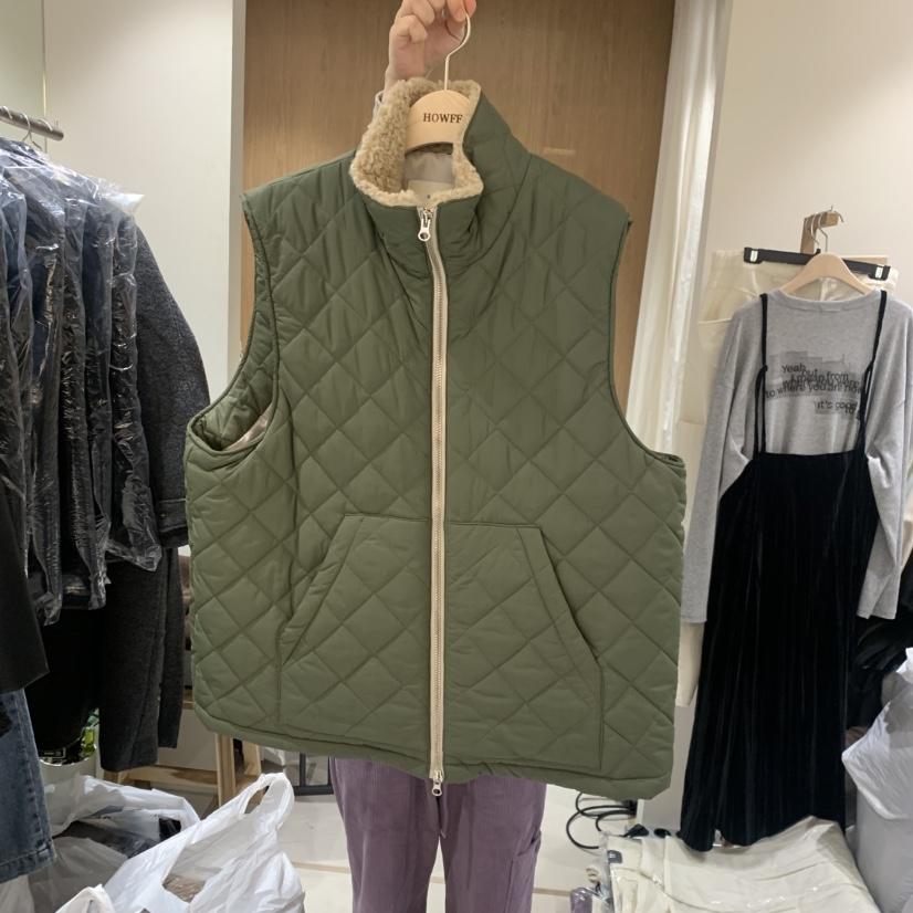 HOWFF韓國直郵㊣女士新品人氣推薦時尚職業25秋冬熱賣休閑馬甲HOWFF馬甲